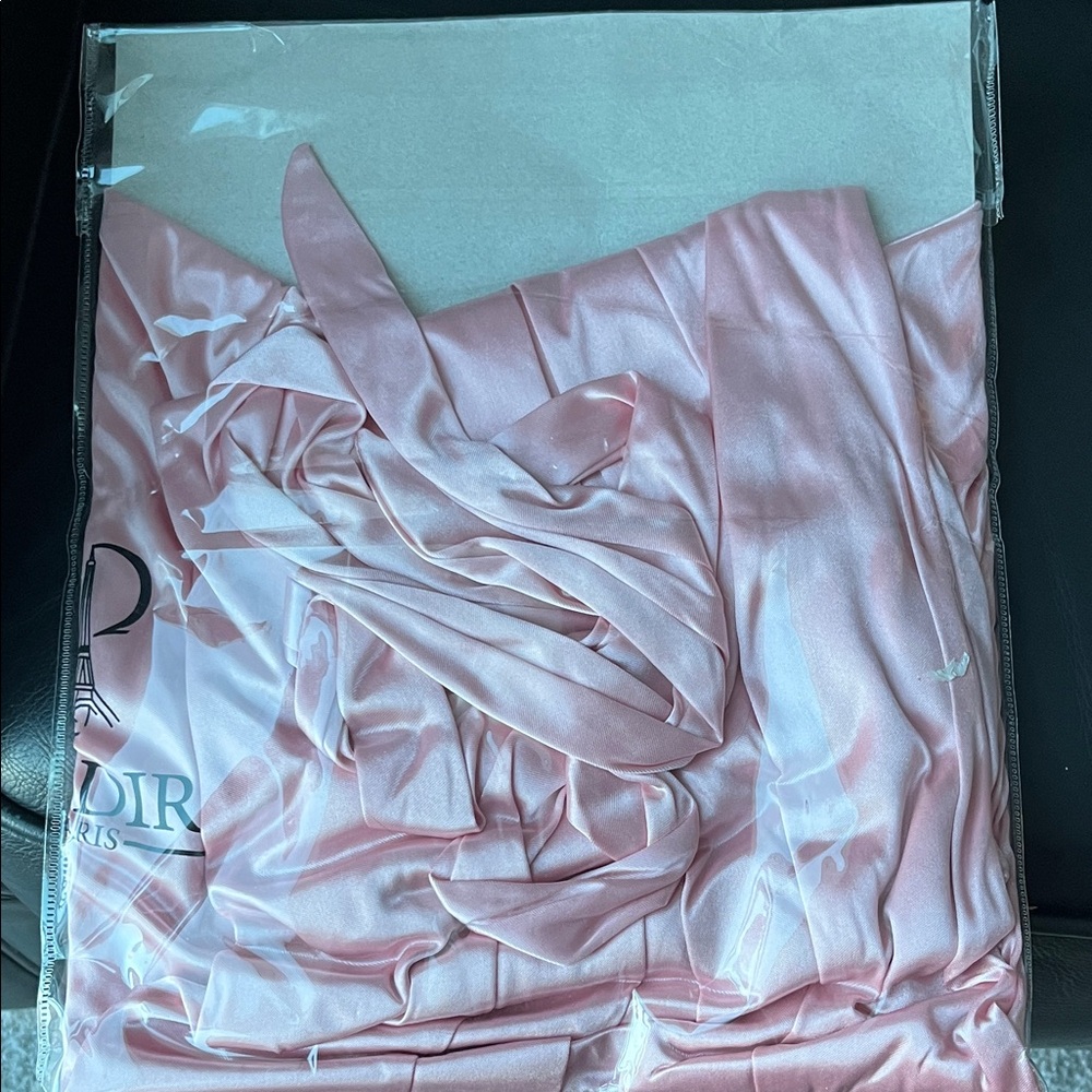 Pink Women's Satin Robe - Picture 5 of 6